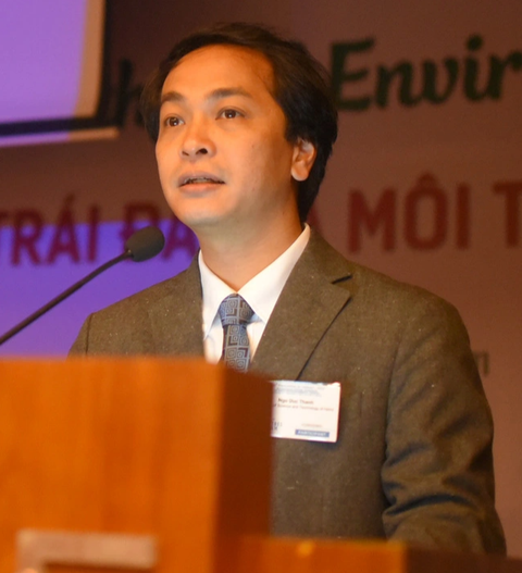 PGS. TS. Ngô Đức Thành phát biểu khai mạc hội nghị - Ảnh: LÂM THIÊN PGS.TS Ngô Đức Thành phát biểu khai mạc hội nghị - Ảnh: LÂM THIÊN