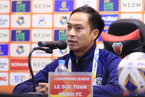 HLV Lê Đức Tuấn khẳng định CLB Hà Nội sẽ không buông AFC Champions League 2023 - 2024 - Ảnh: HNFC HLV Lê Đức Tuấn khẳng định CLB Hà Nội sẽ không buông AFC Champions League 2023 - 2024 - Ảnh: HNFC