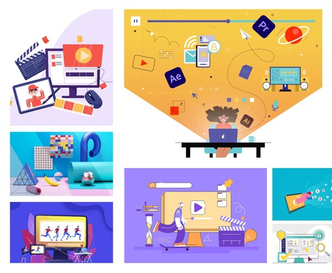 Linh ta linh tinh những thứ cơ bản về hoạt hình (phần 1)- Ảnh 5. Motion graphics hiện nay được dùng phổ biến trong lĩnh vực truyền thông như explainer video, infographic, MV ca nhạc, quảng cáo…