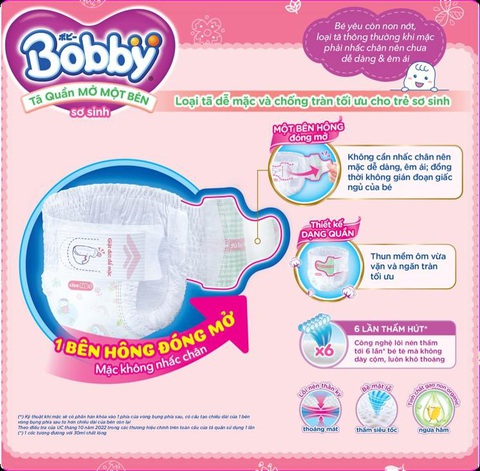 Bobby ra mắt Tã Quần Mở Một Bên cho bé sơ sinh- Ảnh 3. Bobby ra mắt Tã Quần Mở Một Bên cho bé sơ sinh- Ảnh 3.