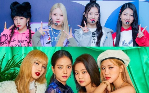 BabyMonster ra mắt nhưng BlackPink lại chiếm tâm điểm- Ảnh 1. BabyMonster khó tránh khỏi bị so sánh với BlackPink (dưới)