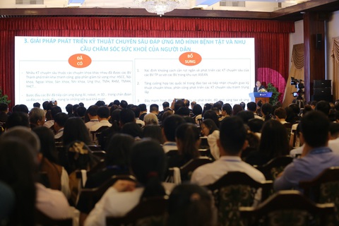 Nâng cao chất lượng, lâm sàng xuất sắc đáp ứng nhu cầu chăm sóc người bệnh- Ảnh 2. PGS Tăng Chí Thượng - giám đốc Sở Y tế TP.HCM - chia sẻ về đề án phát triển Trung tâm chăm sóc sức khỏe ASEAN tại TP.HCM - Ảnh: Tập đoàn Y khoa Hoàn Mỹ