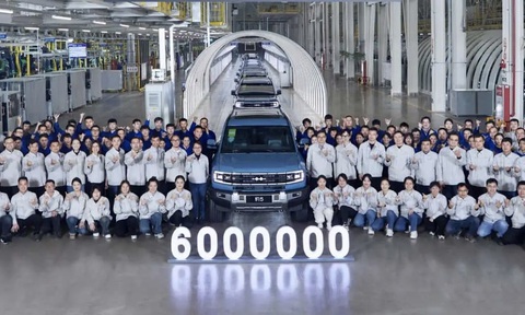 BYD chỉ mất 3 tháng để sản xuất 1 triệu xe, đe dọa toàn bộ đại gia ô tô toàn cầu- Ảnh 1. Tốc độ sản xuất 1 triệu xe/3 tháng, tương đương 4 triệu xe/năm của BYD ngang với Hyundai trong năm 2022 - Ảnh: BYD