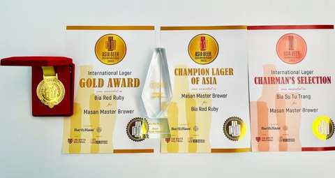 Bia Red Ruby đạt 2 giải thưởng bia quốc tế- Ảnh 1. Bia Red Ruby đạt 2 giải thưởng bia quốc tế- Ảnh 1.