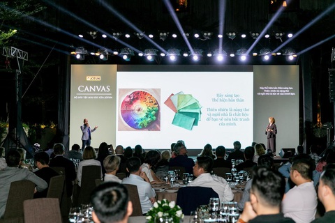 Jotun Canvas 2024: sáng tạo chất riêng với nguồn cảm hứng từ thiên nhiên- Ảnh 1. Sự kiện giới thiệu bộ sưu tập Cavas 2024 tại Gem Center, TP.HCM