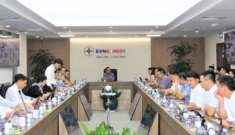 EVNGENCO1 tập trung đảm bảo năng lực cung ứng điện cho hệ thống - Ảnh 1. Hội nghị giao ban trực tuyến tháng 11-2023 của EVNGENCO1