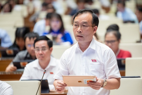 Đại biểu Quốc hội đề xuất Nhà nước thu hồi đất cho tất cả dự án phát triển kinh tế - xã hội - Ảnh 3. Đại biểu Trần Văn Tuấn - Ảnh: GIA HÂN