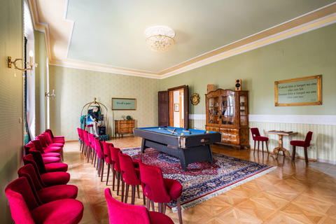 Đấu giá lâu đài gần 900 tuổi gắn liền với Mozart- Ảnh 11. Một không gian giải trí trong tòa lâu đài - Ảnh: Concierge Auctions