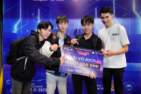 Sức trẻ phá đảo bộ môn thể thao điện tử Esports tại VUG9- Ảnh 3. Những nhà vô địch chinh phục bằng sự phối hợp ăn ý và tinh thần chiến đấu hết mình