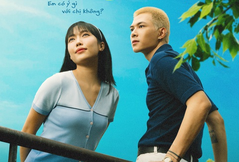 Diệu Nhi, Anh Tú trên poster đầu tiên của phim Gặp lại chị bầu - Ảnh: ĐPCC Diệu Nhi, Anh Tú trên poster đầu tiên của phim Gặp lại chị bầu - Ảnh: ĐPCC