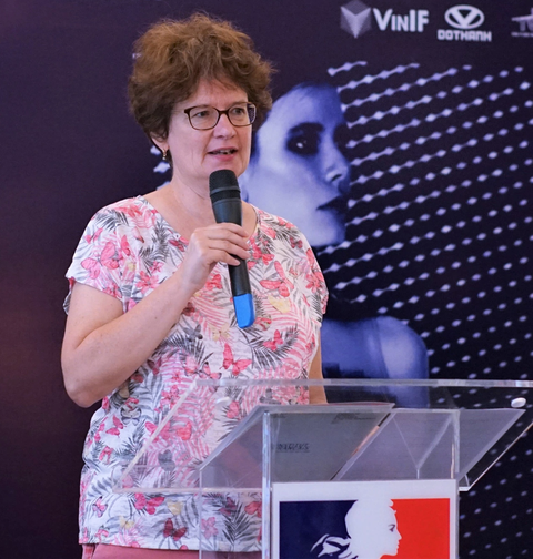 Bà Emmanuelle Charrier - Giám đốc Viện Pháp tại TP.HCM - Ảnh: HUỲNH VY Bà Emmanuelle Charrier - giám đốc Viện Pháp tại TP.HCM - Ảnh: HUỲNH VY