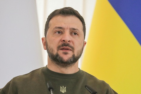 Ukraine bất ngờ thay chỉ huy lực lượng đặc biệt - Ảnh 1. Tổng thống Ukraine Volodymyr Zelensky - Ảnh: REUTERS