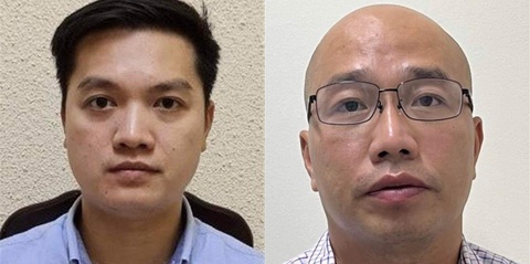 Hai bị can Đỗ Ngọc Tuyền và Trương Hoàng Dũng- Ảnh: Bộ CA Hai bị can Đỗ Ngọc Tuyền và Trương Hoàng Dũng - Ảnh: Bộ CA