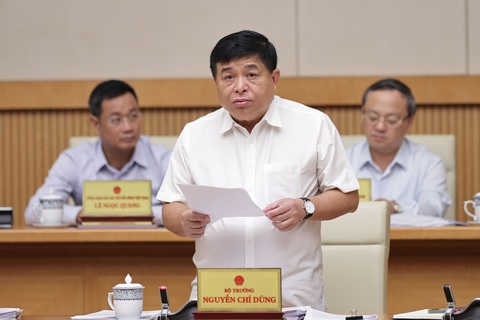 Ba động lực tăng trưởng đầu tư, xuất khẩu, tiêu dùng phục hồi rõ nét - Ảnh 1. Bộ trưởng Bộ Kế hoạch và Đầu tư Nguyễn Chí Dũng - Ảnh: VGP