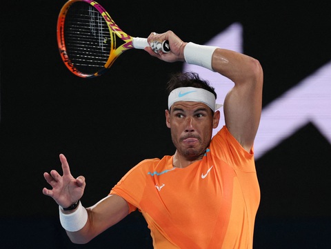 Điểm tin thể thao sáng 4-11: Djokovic vào bán kết Paris Masters, PSG chiếm ngôi đầu Ligue 1 - Ảnh 4. Nadal có thể sẽ trở lại thi đấu ở Giải quần vợt Úc mở rộng 2024 - Ảnh: REUTERS