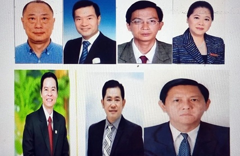 Khởi tố thêm 4 người trong vụ Vạn Thịnh Phát - Ảnh 1. Hai cựu chủ tịch Ngân hàng SCB cùng năm người khác bị khởi tố trong vụ án Vạn Thịnh Phát - Ảnh: BỘ CÔNG AN