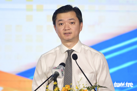 Bí thư Trung ương Đoàn - Chủ tịch Hội Sinh viên Việt Nam Nguyễn Minh Triết phát biểu tại đại hội - Ảnh: HỮU HẠNH Bí thư Trung ương Đoàn - Chủ tịch Hội Sinh viên Việt Nam Nguyễn Minh Triết phát biểu tại đại hội - Ảnh: HỮU HẠNH