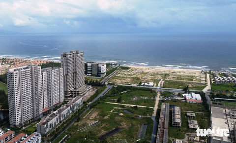 Cảnh tiêu điều ở siêu dự án Cocobay giáp ranh Đà Nẵng và Quảng Nam - Ảnh 1. Một góc siêu dự án Cocobay Đà Nẵng