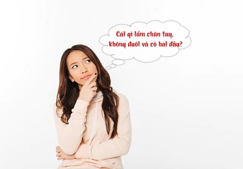 Câu đố hack não: Cái gì lắm chân tay, không đuôi mà có hai đầu? - Ảnh 1. Câu đố hack não: Cái gì lắm chân tay, không đuôi mà có hai đầu? - Ảnh 1.