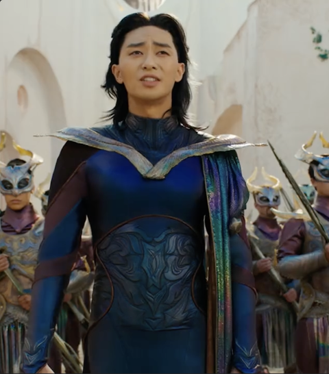 Fan đòi giải cứu Park Seo Joon khỏi bom tấn 'The Marvels' - Ảnh 3. Nhiều fan hụt hẫng với tạo hình thiếu nam tính của tài tử Hàn