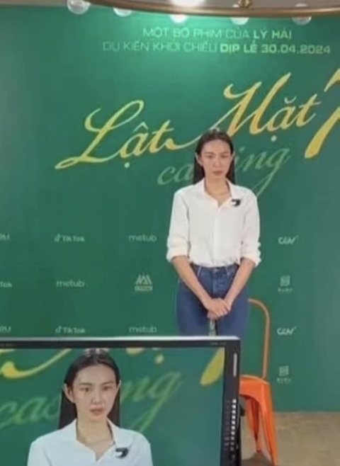 Netizen phát sốt vì Thùy Tiên đi casting phim của Lý Hải - Ảnh 5. Hoa hậu Thùy Tiên giản dị đi casting phim Lật mặt 7