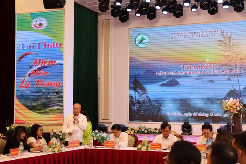 Lai Châu - Điểm đến du lịch hấp dẫn ở khu vực Tây Bắc - Ảnh 3. Buổi tọa đàm “Đánh giá sản phẩm du lịch Lai Châu” đã đã đưa ra được nhiều giải pháp giúp thúc đẩy phát triển du lịch địa phương