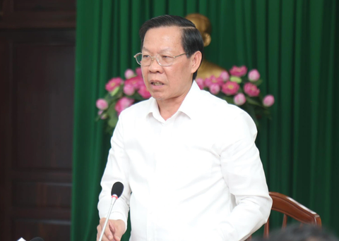 Chủ tịch UBND TP.HCM Phan Văn Mãi phát biểu kết luận - Ảnh: THẢO LÊ Chủ tịch UBND TP.HCM Phan Văn Mãi phát biểu kết luận - Ảnh: THẢO LÊ