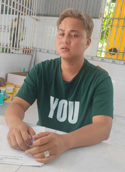 Nam thanh niên đóng giả phụ nữ đơn thân trên mạng, lừa người đàn ông hàng trăm triệu đồng - Ảnh 1. Nghi phạm giả mạo phụ nữ đơn thân trên mạng - Ảnh: H.B.