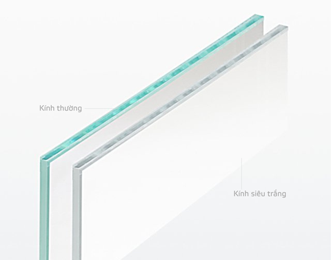 Viglacera xuất xưởng sản phẩm kính siêu trắng đầu tiên tại Việt Nam - Ảnh 1. Kính siêu trắng có độ trong suốt và khả năng truyền sáng tối đa với mọi độ dày sản phẩm - Ảnh: VGC