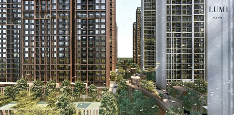 CapitaLand Development giới thiệu dự án Lumi Hanoi - Ảnh 2. Dự án được triển khai theo nhiều giai đoạn, cung cấp khoảng 4.000 căn hộ thuộc 9 tòa tháp từ 29 đến 35 tầng