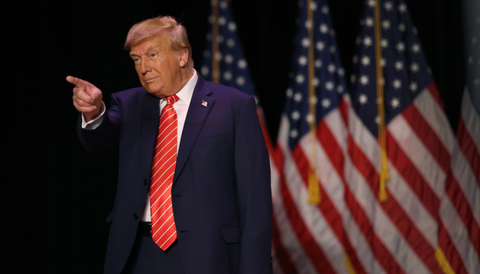 Cựu tổng thống Mỹ Donald Trump từ chối đến thăm Ukraine - Ảnh 1. Cựu tổng thống Mỹ Donald Trump - Ảnh: GETTY IMAGES