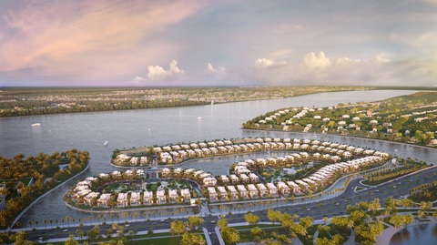 Dinh thự "cận thuỷ-cận đô"- chuẩn mực của giới siêu giàu - Ảnh 3. Dinh thự The Rivus tại vị trí thủy bao hiếm hoi