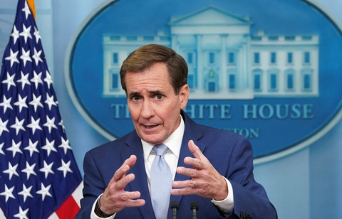 Người phát ngôn Hội đồng An ninh quốc gia Mỹ John Kirby - Ảnh: REUTERS Người phát ngôn Hội đồng An ninh quốc gia Mỹ John Kirby - Ảnh: REUTERS