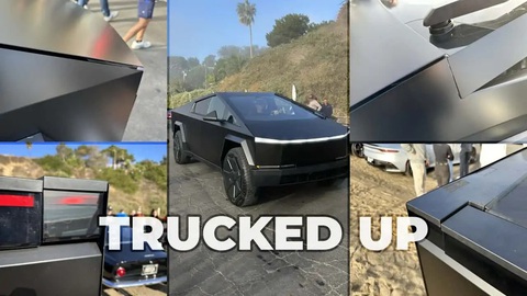 Xe chống đạn như Tesla Cybertruck an toàn hay là hung thần?- Ảnh 2. Thân xe khó lòng có thể gọi là chấp nhận được của Tesla Cybertruck đem trưng bày chỉ một tháng trước ngày lắp ráp càng khiến nhiều người lo ngại về khả năng an toàn xe - Ảnh: InsideEVs