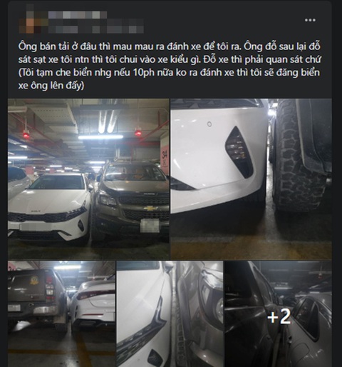 Nạn dừng đỗ xe oái oăm vẫn hoành hành - Ảnh 2. Chủ xe bán tải có cách tố ngược hài hước - Ảnh chụp màn hình