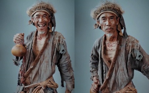 NSƯT Phú Đôn và vai diễn hay nhất Tết ở làng địa ngục - Ảnh 4. Tạo hình của Phú Đôn trong phim được khen ngợi - Ảnh: ĐPCC