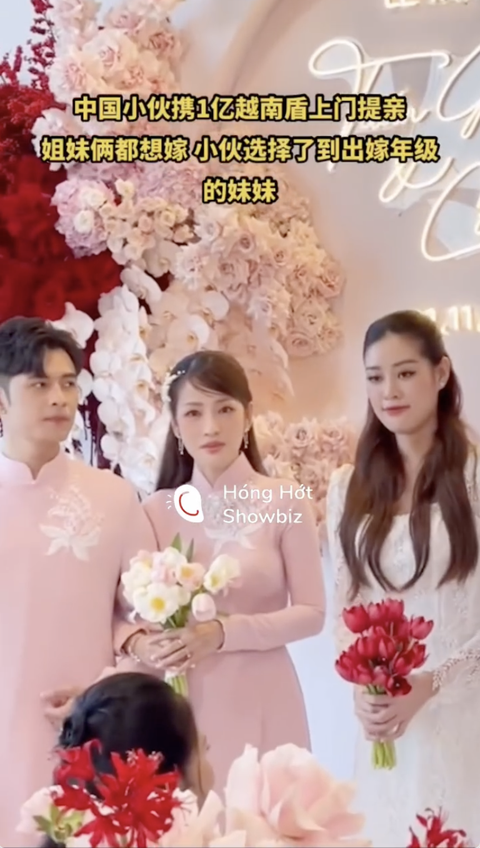 Từ phù dâu biến thành 'tiểu tam', HH Khánh Vân kêu gọi giải cứu - Ảnh 2. Clip lan truyền trên mạng xã hội Trung Quốc biến Khánh Vân thành "người thứ ba"