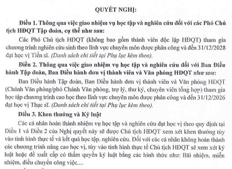 Một tập đoàn yêu cầu lãnh đạo đi học, không đạt thạc sĩ, tiến sĩ sẽ bị kỷ luật - Ảnh 1. Chủ tịch Đèo Cả yêu cầu cấp dưới phải học lên thạc sĩ, tiến sĩ, nếu hoàn thành sẽ được khen thưởng