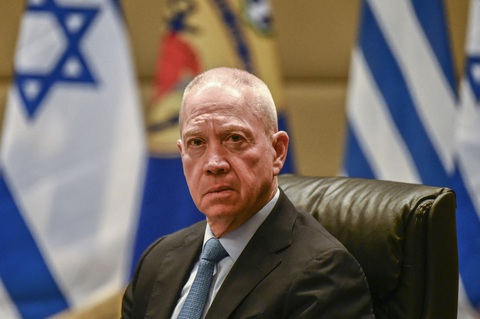 Bộ trưởng Quốc phòng Israel Yoav Gallant - Ảnh: AFP Bộ trưởng Quốc phòng Israel Yoav Gallant - Ảnh: AFP