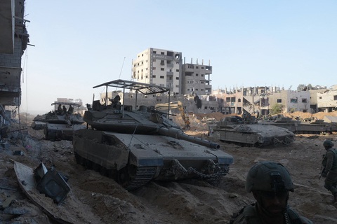 Lực lượng Israel hoạt động tại miền bắc Dải Gaza - Ảnh: AFP Lực lượng Israel hoạt động tại miền bắc Dải Gaza - Ảnh: AFP