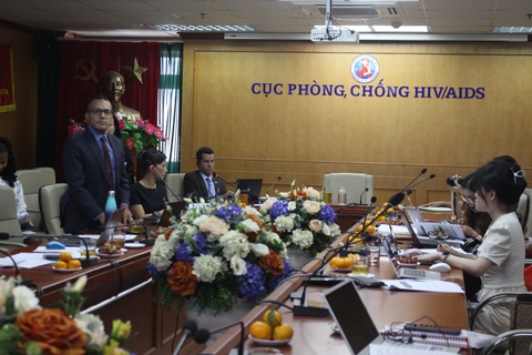 Toàn cảnh cuộc họp cung cấp thông tin báo chí do Cục Phòng, chống HIV/AIDS tổ chức chiều 9-11 - Ảnh: D.LIỄU Toàn cảnh cuộc họp cung cấp thông tin báo chí do Cục Phòng, chống HIV/AIDS tổ chức chiều 9-11 - Ảnh: D.LIỄU