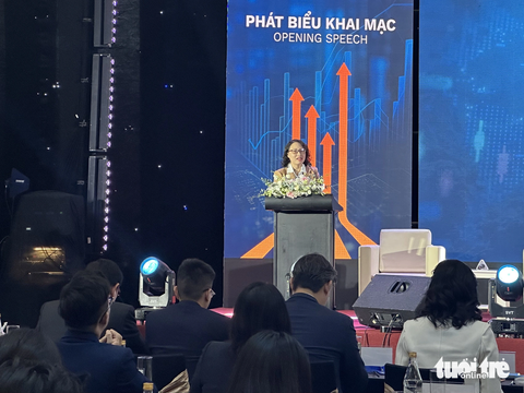 Xử nghiêm tin đồn thất thiệt, đóng bớt tài khoản không làm 'mất dấu' điều tra thao túng chứng khoán - Ảnh 1. Bà Tạ Thanh Bình - vụ trưởng Vụ Phát triển thị trường chứng khoán - Ảnh: BÔNG MAI