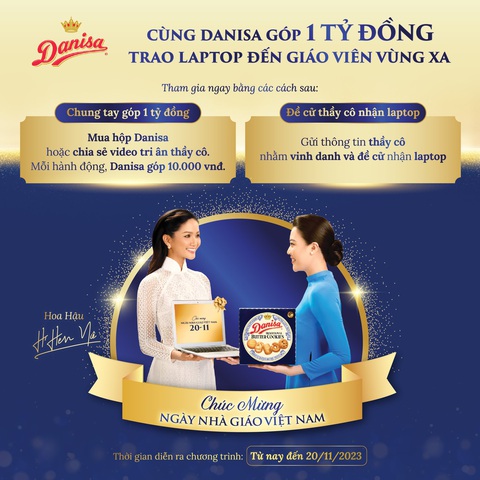 Poster tham gia chương trình cùng Danisa. Ảnh: Đ.H Tham gia chương trình cùng Danisa. Ảnh: Đ.H
