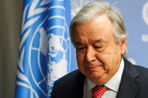 Tổng thư ký Liên Hiệp Quốc Antonio Guterres - Ảnh: REUTERS Tổng thư ký Liên Hiệp Quốc Antonio Guterres - Ảnh: REUTERS
