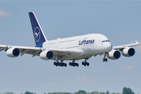 Chiếc máy bay Airbus A380s của hãng hàng không Lufthansa - Ảnh: LUFTHANSA Máy bay Airbus A380s của Hãng hàng không Lufthansa - Ảnh: LUFTHANSA