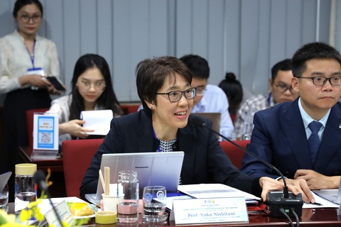 Nhiều nước mở đường người dân đòi 'công lý khí hậu'- Ảnh 3. Giáo sư Yuko Nishitani - Ảnh: PHƯƠNG LINH