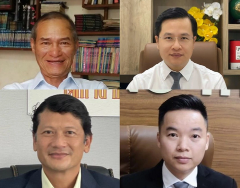 Tuổi Trẻ Online có nguồn tin chính thống, rất giá trị- Ảnh 1. Từ trái qua, từ trên xuống: Luật sư Vũ Quang Đức; Luật sư Nguyễn Ngô Quang Nhật; Luật sư Nguyễn Phong Phú; Luật sư Giang Hồng Thanh
