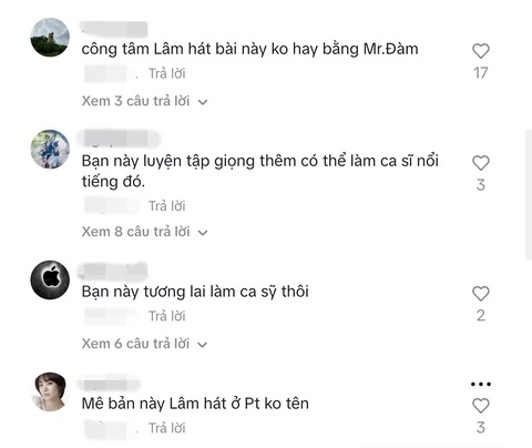 Phản ứng của Hoài Lâm được khen hát hay như ca sĩ, sẽ nổi tiếng- Ảnh 2. Nhiều netizen cũng theo
