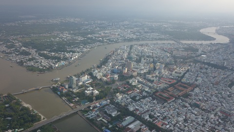 Thủ tướng: Cần Thơ phải đi lên bằng chính nội lực của mình- Ảnh 2. Một góc khu trung tâm thành phố Cần Thơ - Ảnh: CHÍ QUỐC