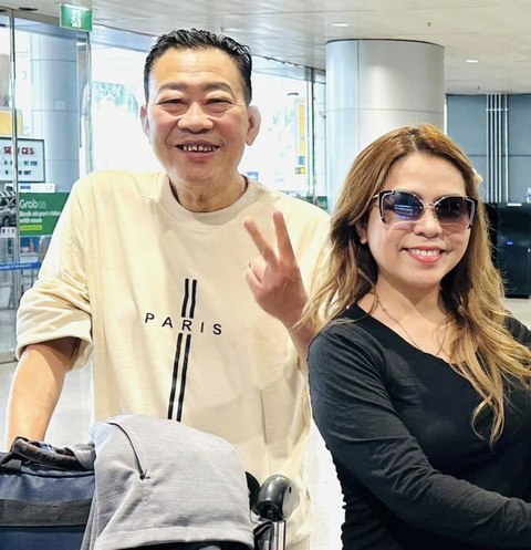 Lê Quang: Nhạc Việt đang thiếu những làn sóng- Ảnh 4. Vợ chồng nhạc sĩ Lê Quang về nước